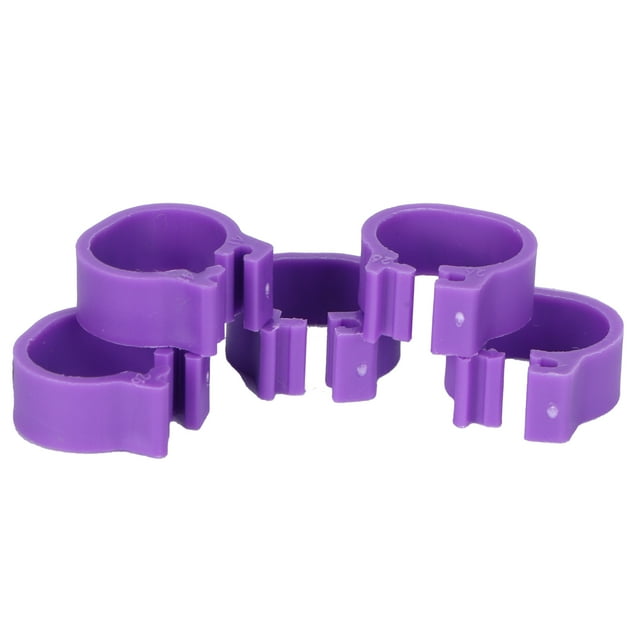 Keenso 100pcs Oiseaux Bagues de Pied Numéro d'Identification des Bandes de Pattes de Volaille R Nous