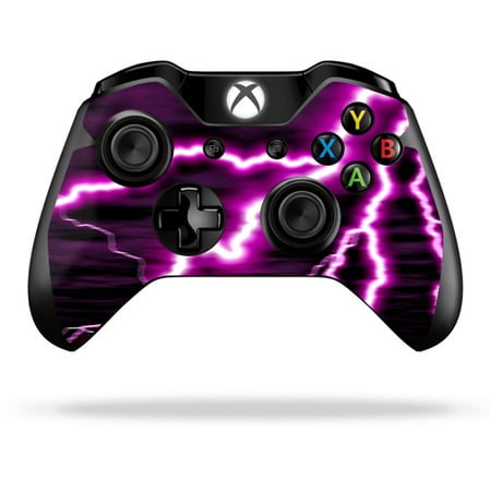 Xbox One Controller Skin Hulk Protective Vinyl Skin Decal Cover for Microsoft Xbox One/ One S Controller wrap sticker skins Purple Lightning ()