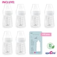 thumbnail image 2 of Set de 6 Botellas y 30 Bolsas de Almacenamiento de Leche Materna Spectra Contenedores de Cuello Ancho, 2 of 7