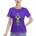 thumbnail image 1 of Women's Basic Short Sleeve T-Shirt One Piece Big Bear, 1 of 6