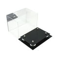 thumbnail image 4 of Mini Football Helmet Display Case (not full size) - - Clear Acrylic Plexiglass with Mirror and Silver Risers (A003-SR), 4 of 5