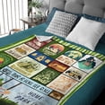 thumbnail image 3 of Yibo I Just Freaking Love Camping Ok? Fleece Flannel Gift Blanket Lightweight Soft Throw Blanket Cute Cozy Blanket for Bed Couch Travel Outdoor for Adult, 3 of 7