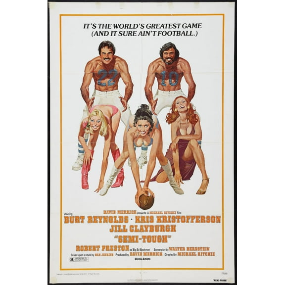 Semi Tough poster 12x16 Print on Metal Sign 12in x 16in #091592 Square Adults Best Posters