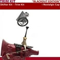 thumbnail image 1 of American Shifter  C6 Shifter Kit 6 in. Trim Kit Black Push Button Cap Gray Boot Ringed Knob for D3CC4, 1 of 1