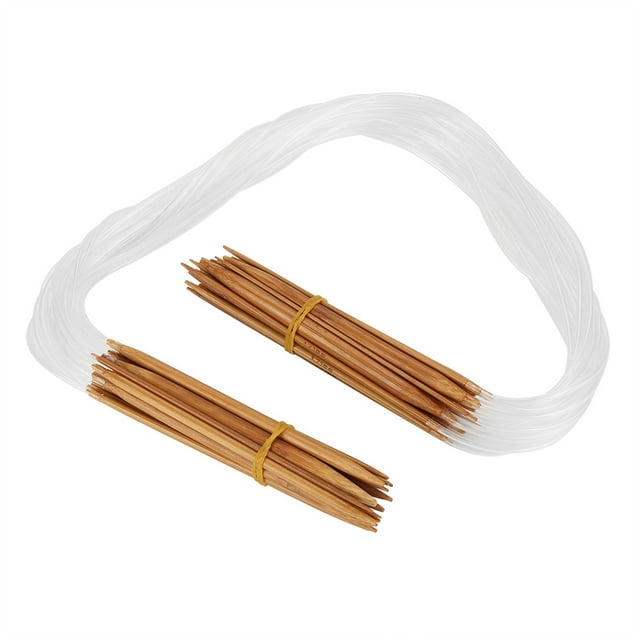 Circular Knitting Needle,Double Point Circular Bamboo Knitting Needle Crochet Needle Innovative Solution