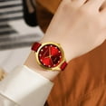 thumbnail image 7 of CRRJU Luxury Brand Dial Watches for Women Leather Band Fashion Rhinestones Ladies Wristwatch, 7 of 7