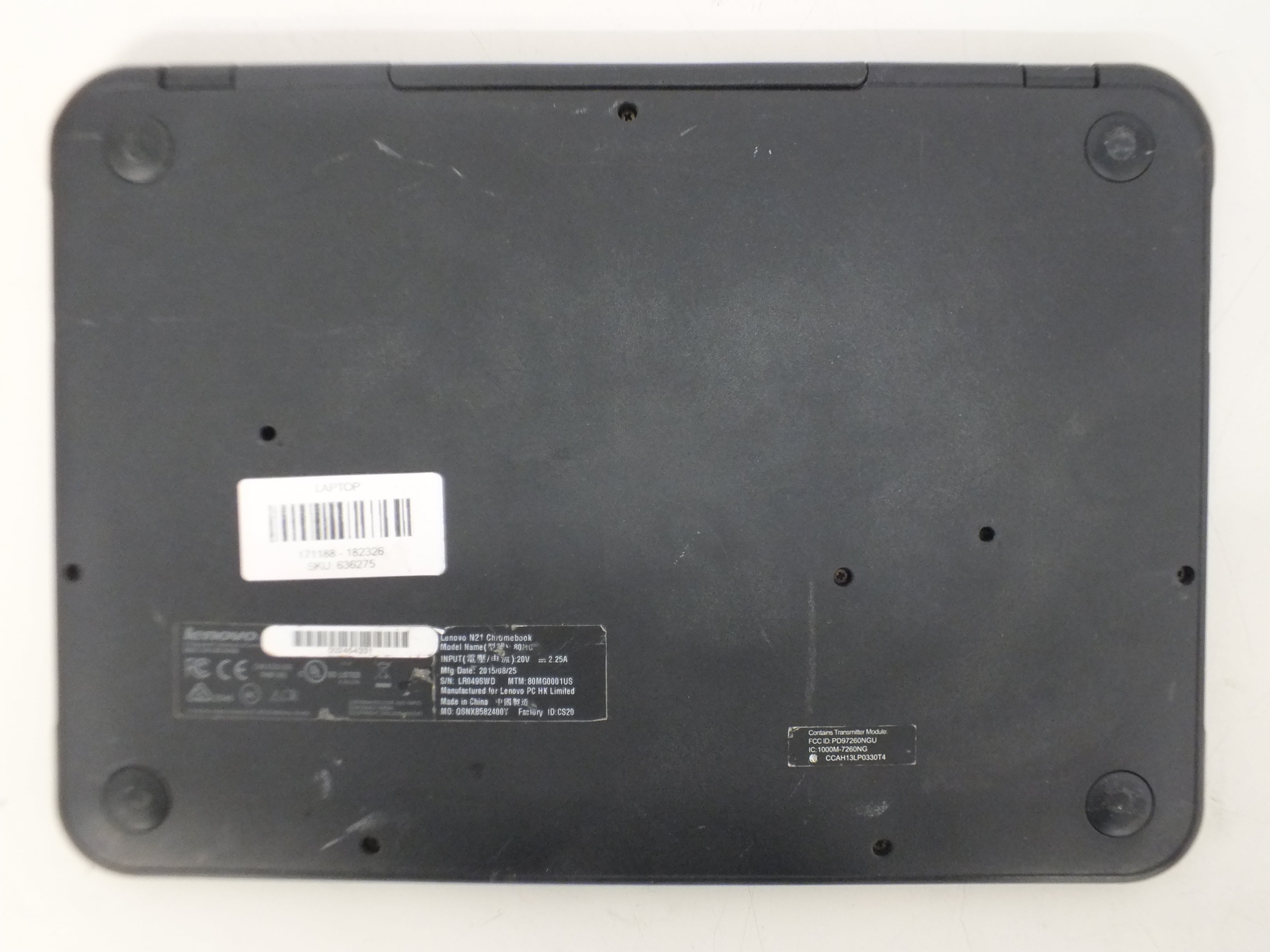 Lenovo N21 11.6" Chromebook Intel Celeron N2840 (2.16 GHz) 2 GB Memory 16 GB SSD Chrome OS
