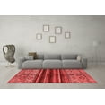 thumbnail image 3 of Ahgly Company Indoor Rectangle Abstract Red Modern Area Rugs, 2' x 4', 3 of 4