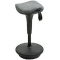 thumbnail image 1 of Vinsetto Lift Wobble Stool Standing Chair with 360Â° Swivel, Tilting Balance Chair with Adjustable Height and Saddle Seat for Active Learning Sitting, Grey, 1 of 4