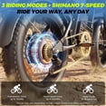 thumbnail image 5 of Axiomera Electric Bike for Adults 20"，3000W E-Mountain Bike 48V 25Ah UL2849, 5 of 9