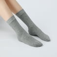 thumbnail image 3 of 6-Pack Women's Breathable Cotton Crew Socks - Ultra Soft Everyday Socks, 3 of 6