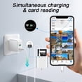 thumbnail image 3 of SD Card Reader for iPhone iPad,Micro SD Card Reader Memory Card Reader, Portable Trail Camera SD Card Adapter,Simultaneous Charging and Reading, Plug and Play, 3 of 7