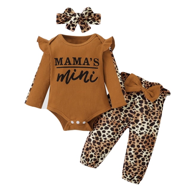 Pantalons pour Fille, Robe à Manches Longues, Ensembles de Pantalons Longs Décontractés à Col Rond et Boutons pour Filles