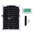 thumbnail image 2 of Kit de Cargador de Panel Solar Solar 15W18V A Prueba de Lluvia Cargador de Batería de Paneles Solares Con Kit de Controlador para Acampar Invernadero, 2 of 7