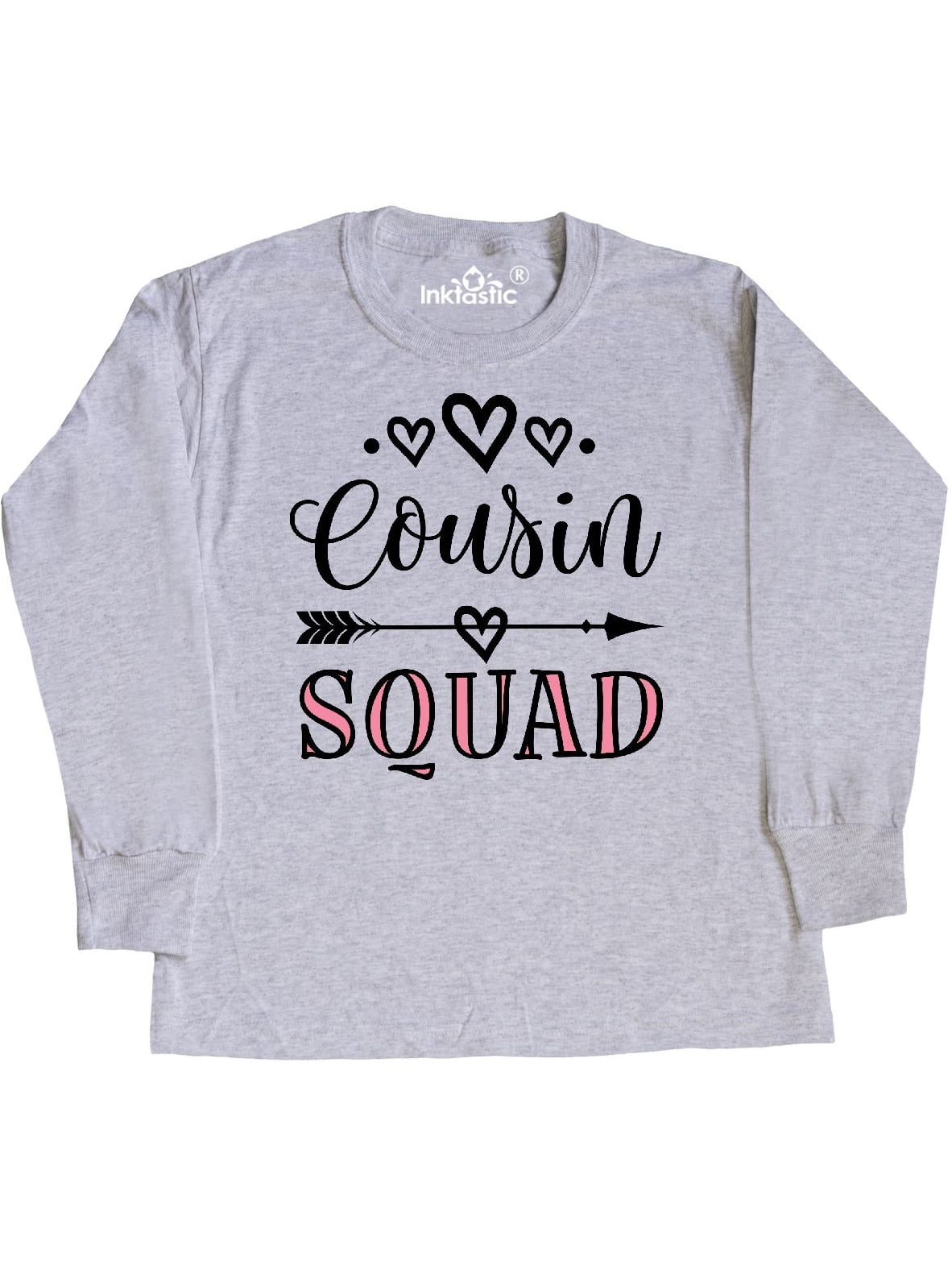 inktastic Cousin Squad Girls Toddler Long Sleeve T-Shirt