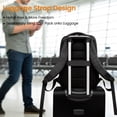thumbnail image 6 of New York Xpress Laptop Backpack with USB Charging Port, Water Resistant Business Work Travel Backpack for Men, 15.6" Computer Bag, Black - GB00591, 6 of 9
