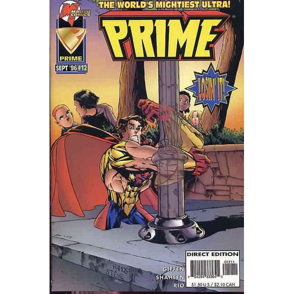 Prime (Vol. 2) #12 VF ; Malibu Comic Book