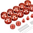 thumbnail image 2 of Xingzhi 10x Shock-proof Metal Wheel Rims For WPL 1/16 B24 RC Car Accessories RC Car Part Black, 2 of 6