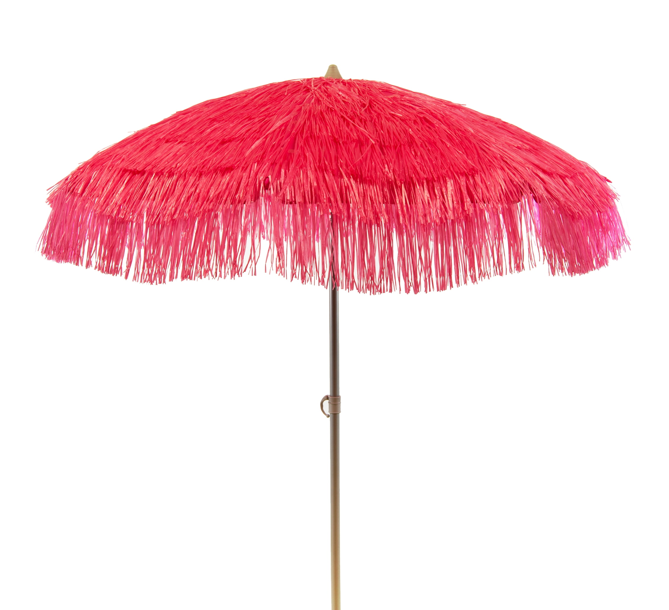 DestinationGear 6 ft Palapa Tiki Patio Umbrella Pink