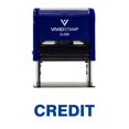 thumbnail image 1 of Credit Self Inking Rubber Stamp (Encre Bleue) - Grand, 1 of 4