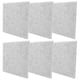 thumbnail image 5 of Jadeshay Tablero de absorción de Sonido 6 Piezas Tablero de absorción de Sonido Fibra de poliéster acústica Paneles silenciadores ignífugos insonorizados(Gris Plateado), 5 of 5