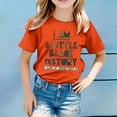 thumbnail image 2 of YUEHUA Boys Girls Shirts Short Sleeve T-Shirts Kids Basic Crew Neck Tops Casual Cotton Tees Clothes, 2 of 5