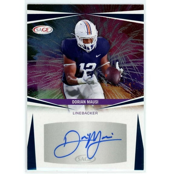 NCAA 2025 Sage Low Series Football Blue Dorian Mausi A-DM2 (Auto)