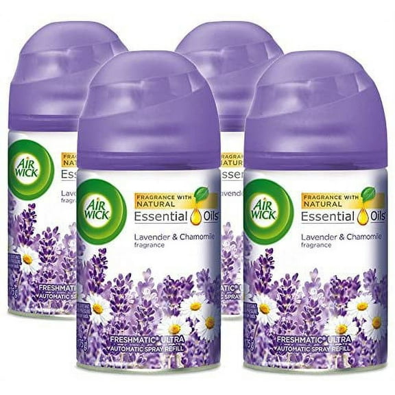 4 Pack Airwick Freshmatic Air Freshener Refill Lavender 250 ml  (4x 8.45)