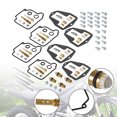 thumbnail image 2 of 4X Carburetor Rebuild Repair Kit fit for Suzuki DRZ250 DR-Z250 2001-2007, 2 of 10