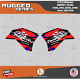 thumbnail image 4 of Kalair GFX Graphics Kit for Ktm ENDURO 2-STROKE 150XC, 200XC, 250XC, and 300XC (2008-2010) Rugged Series, 4 of 5