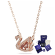 thumbnail image 1 of COLLAR DIJE DANCING SWAN SWAROVSKI ORO ROSA RODIO MUJER + ACCESORIOS, 1 of 4