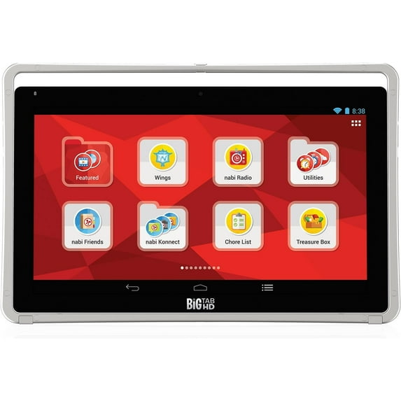 Pre-Owned nabi Big Tab 20" Touchscreen All-In-One Computer, NVIDIA Tegra 4, 2GB RAM, 16GB SSD, Android 4.4.2 KitKat, Silver/White, BT-NV20A-US