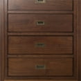 thumbnail image 3 of Pemberly Row 40" Classic Solid Wood 4-Drawer Bedroom Chest in Walnut, 3 of 12