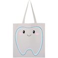thumbnail image 3 of Inktastic Cute Tooth Tote Bag, 3 of 4