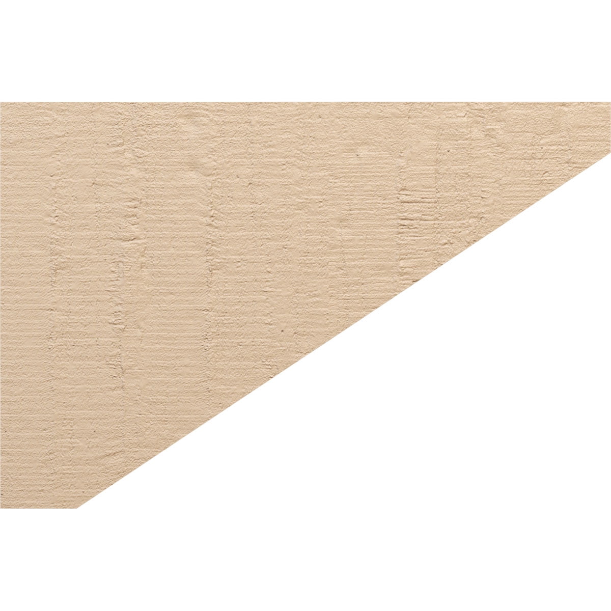 12"W x 36"D x 24"H Classic Concord Rough Cedar Woodgrain TimberThane Corbel, Primed Tan