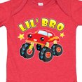 thumbnail image 3 of Inktastic Monster Truck Little Bro Boys Baby Bodysuit, 3 of 4
