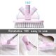 thumbnail image 1 of Cepillo para fregar pisos con mango largo ajustable y cabeza giratoria desmontable de 180° Cerdas rígidas Cepillo de limpieza de lechada extensible para ba?o Ba?era Azulejo Patio Fregador interior ZefeiWu 8390614088214, 1 of 1