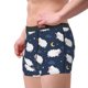 thumbnail image 2 of Balery Cute Sheep 1 Calzoncillos bóxer para hombre, ropa interior de algodón suave y transpirable con cinturilla de nailon-Small, 2 of 5