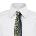 thumbnail image 2 of Botanical Necktie, Bindweed Blooms, Dress Tie, 3.7", Multicolor, by Ambesonne, 2 of 3