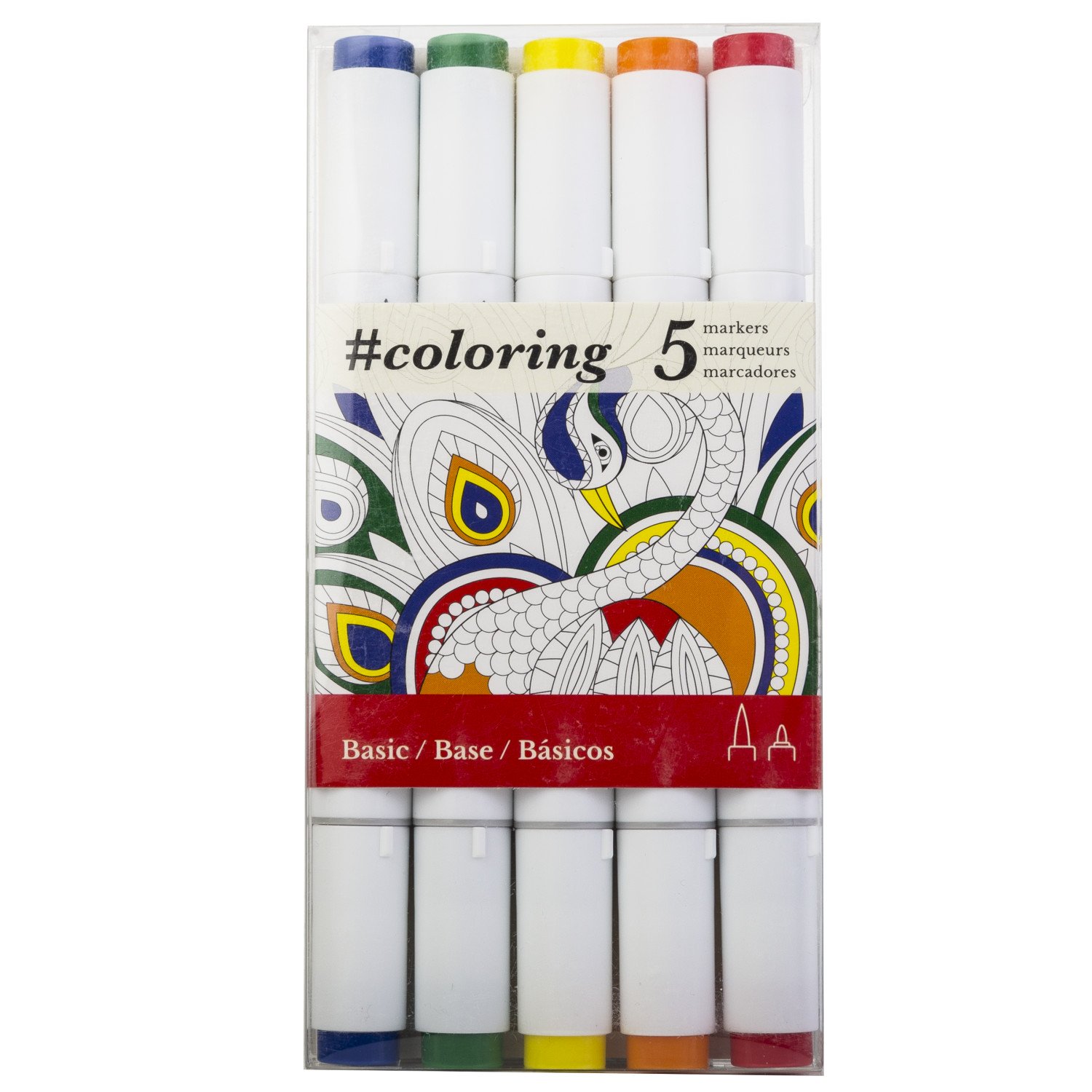 Art Alternatives Coloring Marker Sets Coordinating Color Set 5 Dual Nib