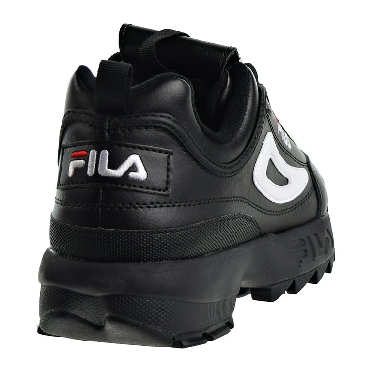 Fila Disruptor II Premium Mens Shoes Black/White/Red 1fm00139-014 -  Walmart.com