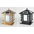 thumbnail image 3 of Solar Pole Headlight Outdoor, LED Solar Torch Light Gate Pole Light Fence Courtyard Wall Light Automatically Turn On When It Is Dark ,Saving Energy, 3 of 7