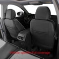 thumbnail image 4 of EKR Custom Fit Chevrolet Equinox Car Seat Covers for Chevy Equinox Premier,LS,LT,L,RS 2018 2019 2020 2021 2022 2023 2024-Breathable Leather Auto Seat Covers(Full Set,Black/Gray), 4 of 7