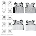 thumbnail image 6 of XUJI Women Chest Binder Breast Binder Bra Breathable Corset Vest Tank Tops (GR, XL), 6 of 7