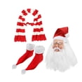 thumbnail image 3 of Máscara de Papá Noel Salvador con calcetines, 3 of 10