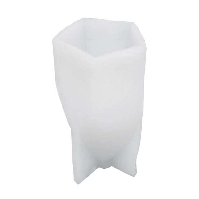 Moldes de velas irregulares 3D para hacer velas, moldes de silicona para adornos de resina 88x86x174mm