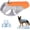 Orange, variant on Breeze Pup Cooling Vest, Pet Cooling Harness with Adjustable Straps & Easy On Off Buckle, Lightweight Breathable, for All Kinds of Dogs Summer Walking Hiking Training