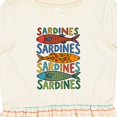 thumbnail image 4 of Inktastic Colorful Sardines Art Girls Toddler Dress, 4 of 5