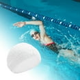 thumbnail image 2 of Unique Bargains 1 Pc Silicone Waterproof Water Drops Embossed Swim Cap White, 2 of 5