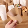 thumbnail image 5 of 20/50pcs Kraft Paper French Fries Cup Disposable Candy Snack Dessert Holder Container Wedding Birthday Party Decoration Supplies, 5 of 7